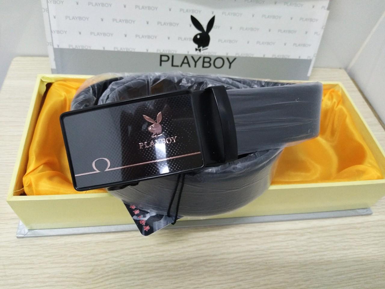 [HCM]Dây Nịt Thắt Lưng Nam Playboy Full Hộp Cao Cấp