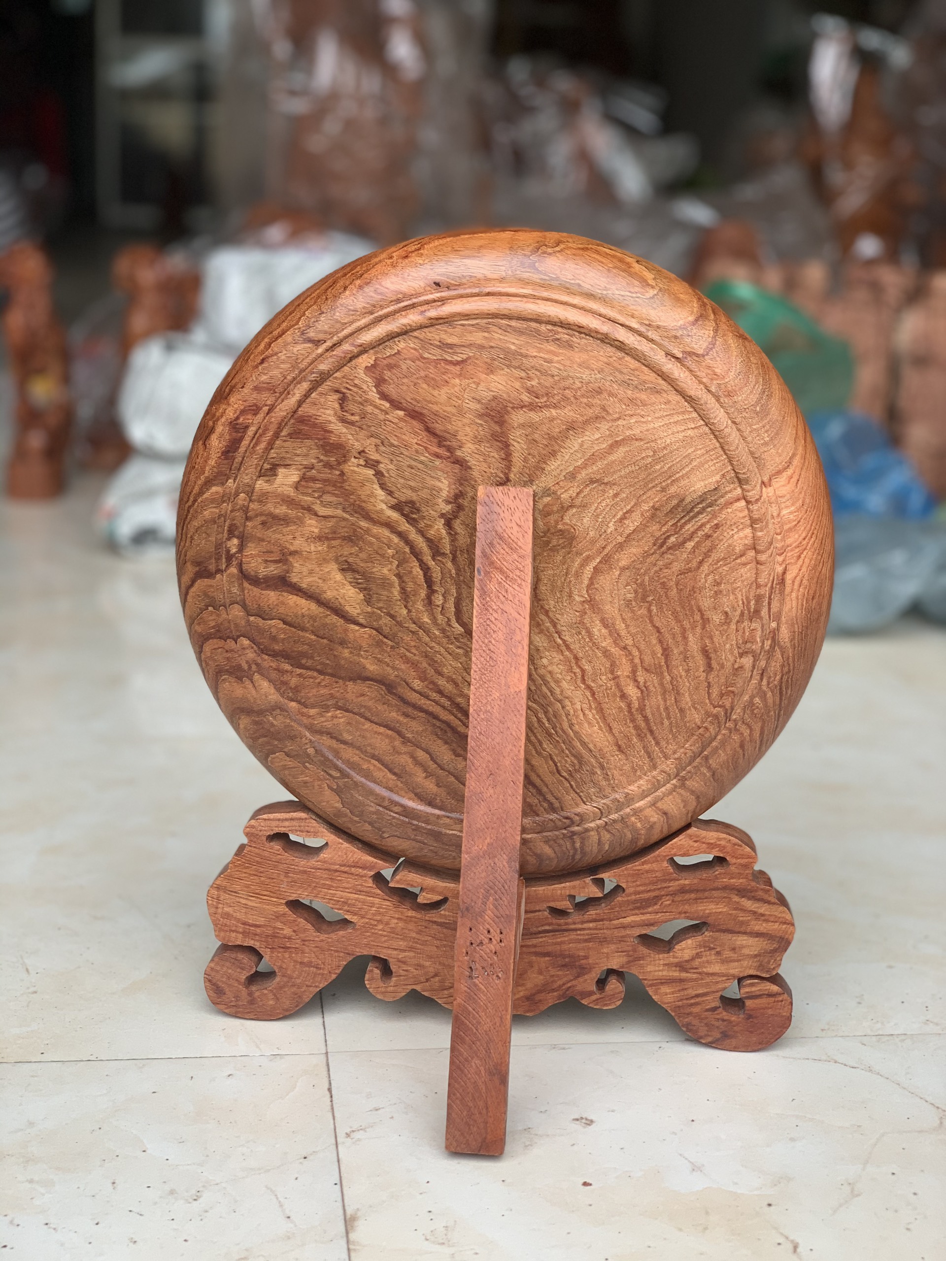 Tranh Đĩa Gỗ (Mẫu Mã Đáo Thành Công ) Siêu Vân Đường Kính 30