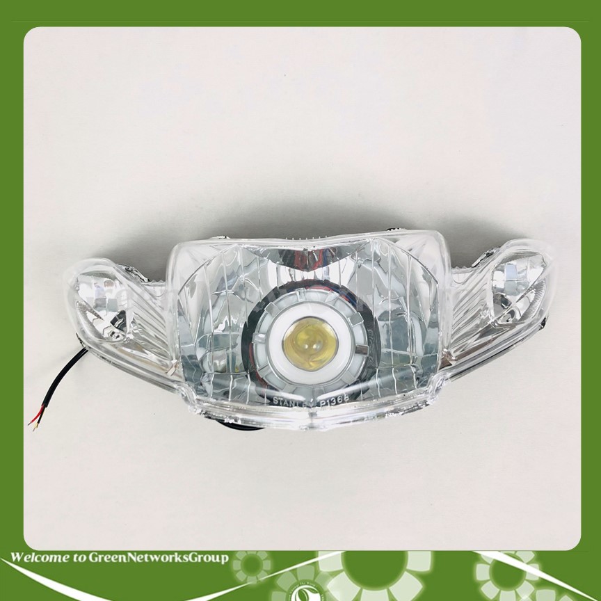 [HCM]Đầu đèn pha xe sirius bóng bi cầu mắt cú  ( 4 chế độ ) chớp trắng  cos pha trắng  led màu Greennetworks