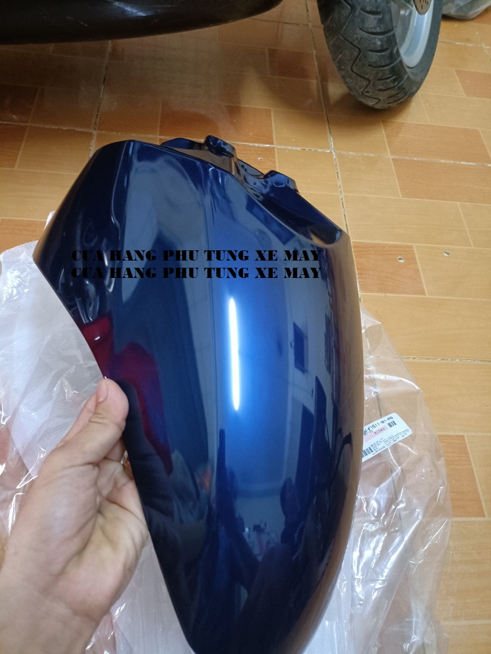 Dè trước xe Nozza Grande 2014 - 2018 màu xanh