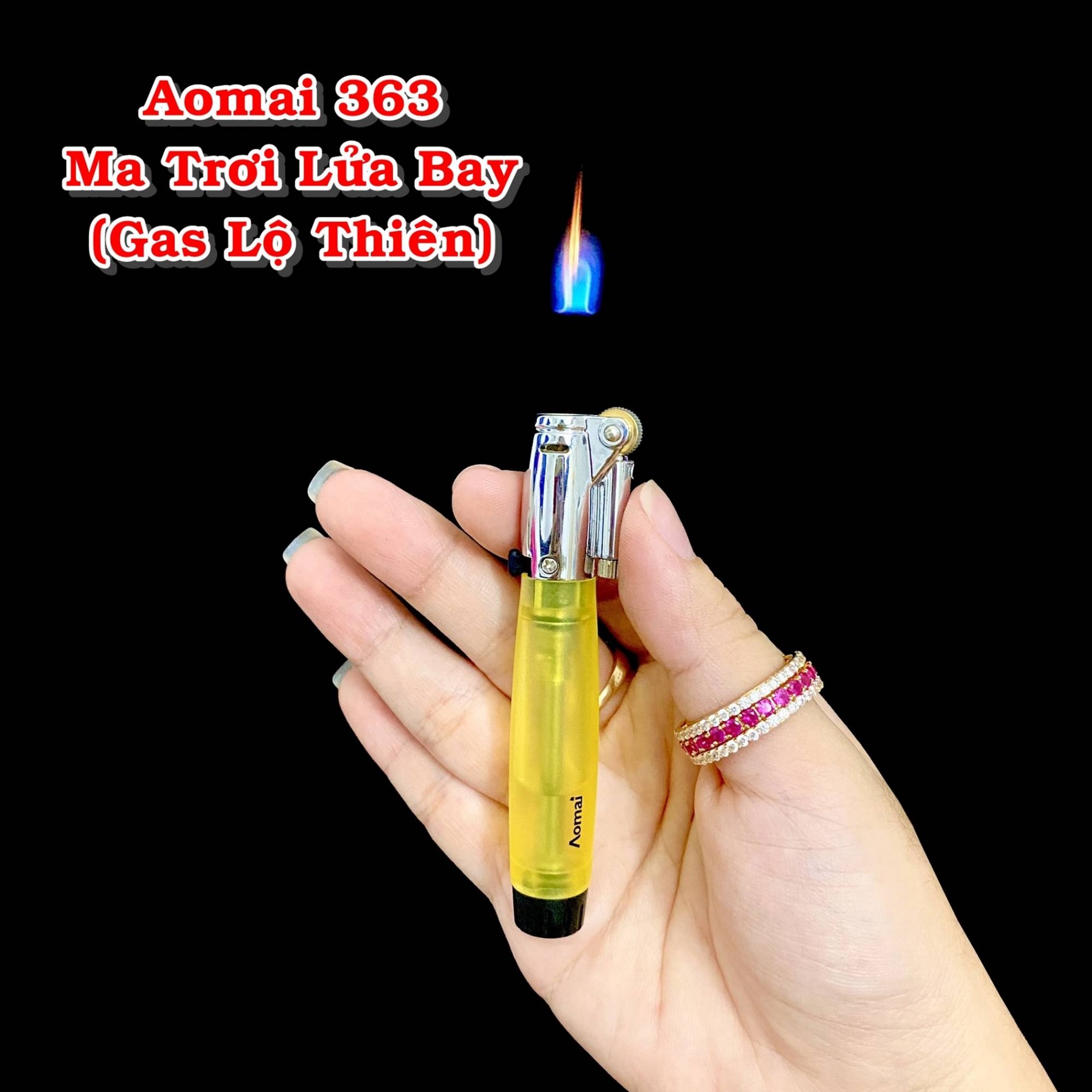 BẬT LỬA MA TRƠI LỬA BAY GAS LỘ THIÊN AM363