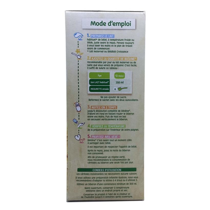 Ngũ cốc pha sữa Blédina vị vani 400g (>12 tháng)