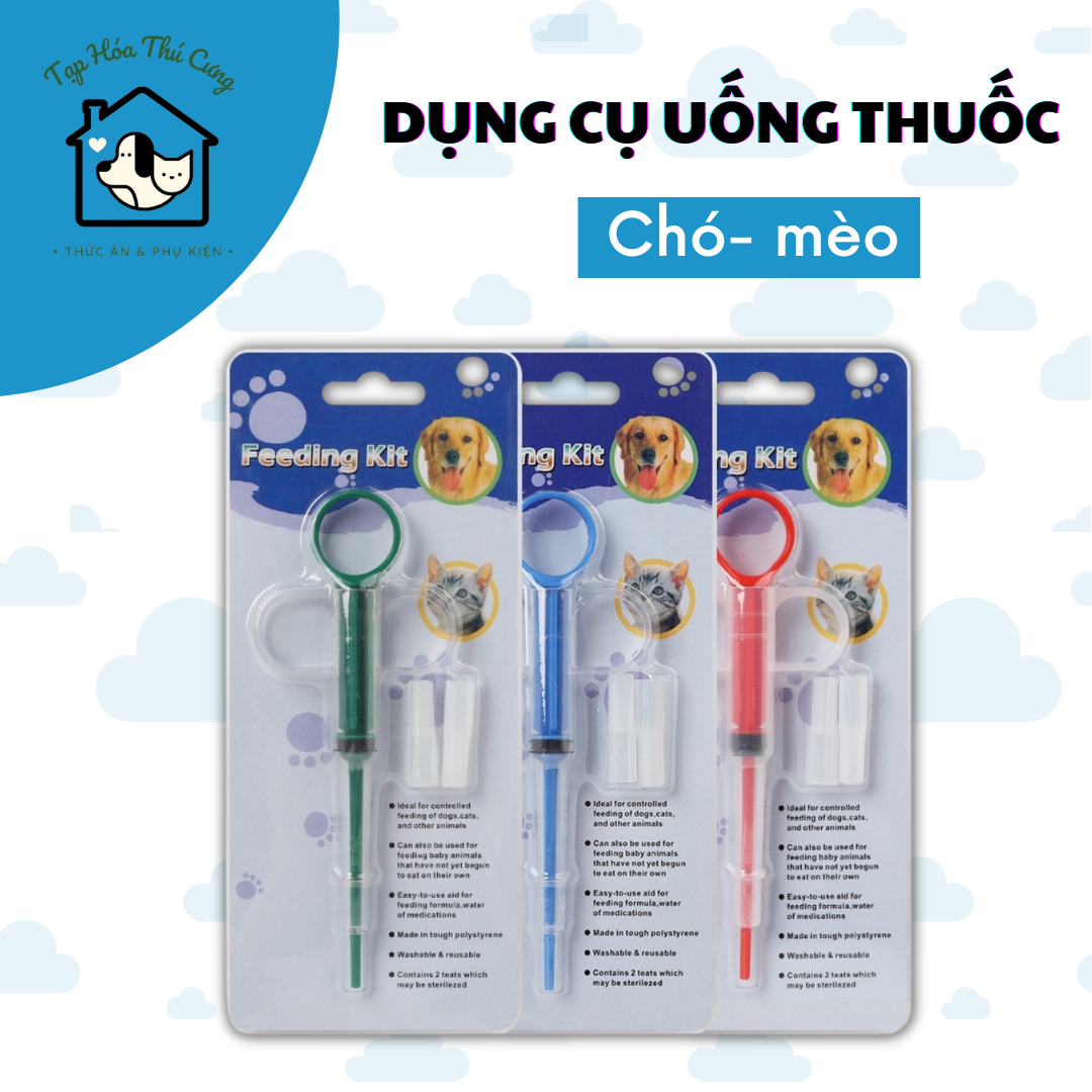 Dụng cụ cho chó mèo uống thuốc
