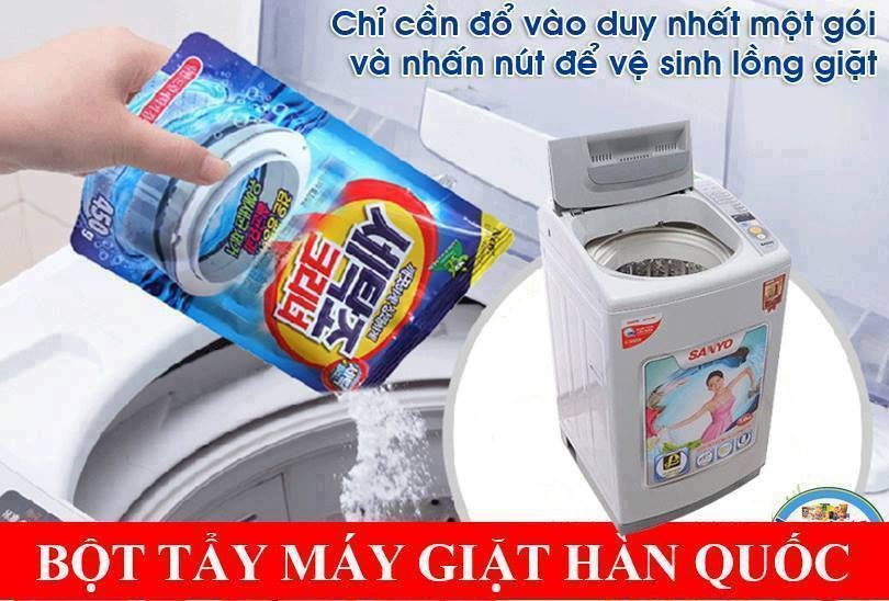 bột tẩy lồng máy giặt - Vệ sinh lồng giặt - 6bbb