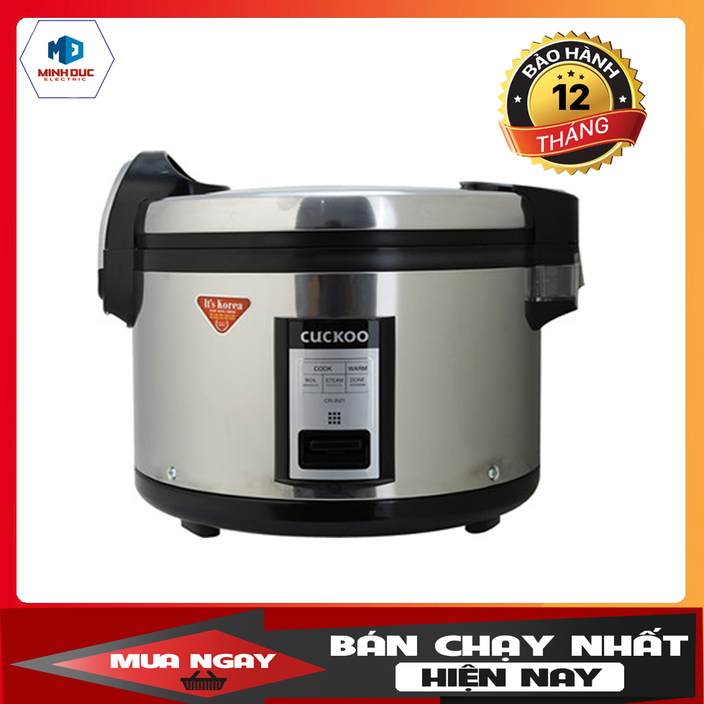 Nồi cơm điện cơ Cuckoo 040101CR-3521 (inox) 6.3L