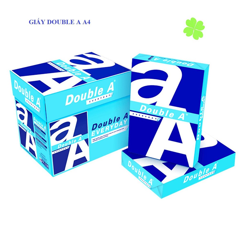 5 Tập Giấy Double A A4 Đl 70 Gsm