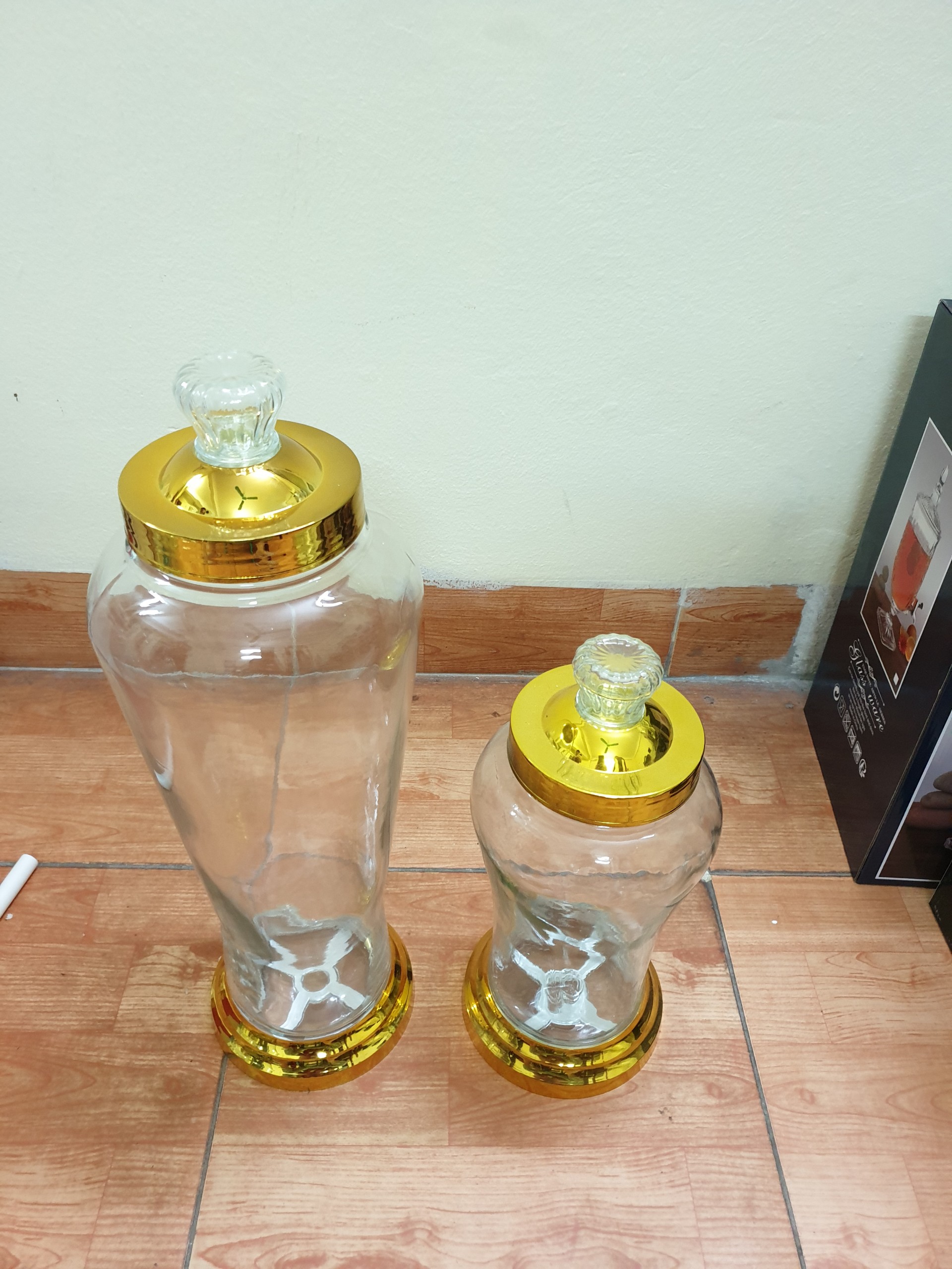BÌNH NGÂM RƯỢU THỦY TINH 3 LÍT