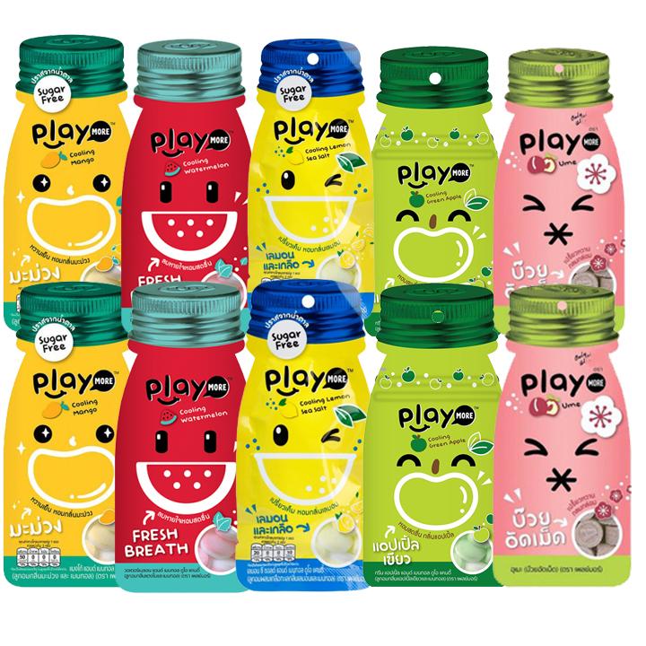 [HCM]Gói kẹo Play More Thái Lan 12g Mẫu mới