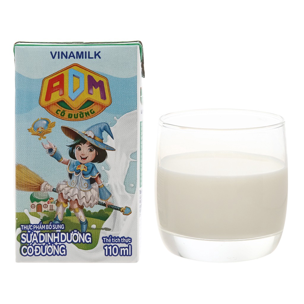 Sữa ADM Dinh Dưỡng Có Đường Vinamilk 110ml
