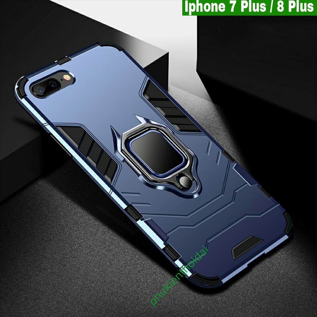 Ốp lưng Iphone 7 Plus / Iphone 8 Plus dùng chung chống sốc Iron Man Iring siêu bền