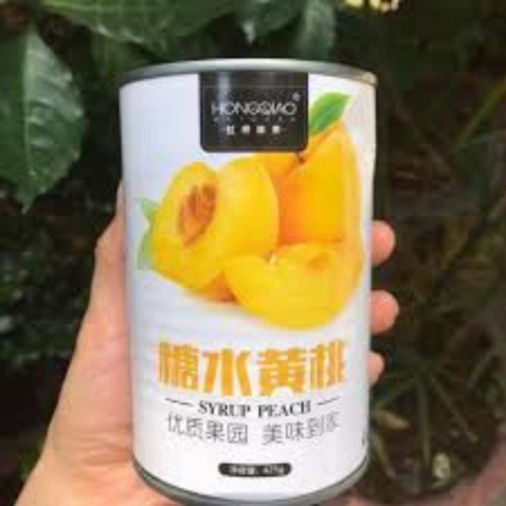 1 hộp đào ngâm 425g/hộp