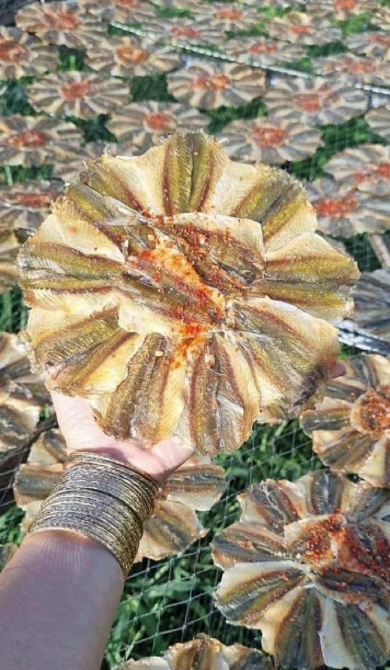Khô cá chỉ vàng xếp bông tẩm vị vừa ăn - vựa khô yến vy - 1kg/ 500gram /250gram