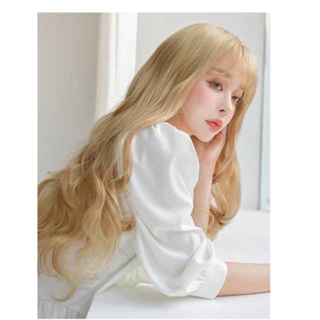 Tóc giả đẹp ❤️FREESHIP💕 Tóc cả đầu xoăn dợn tự nhiên - 8148