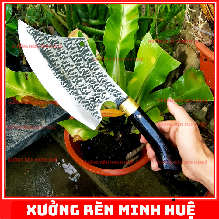 Dao chặt thái đa năng làm bằng nhíp oto chuẩn