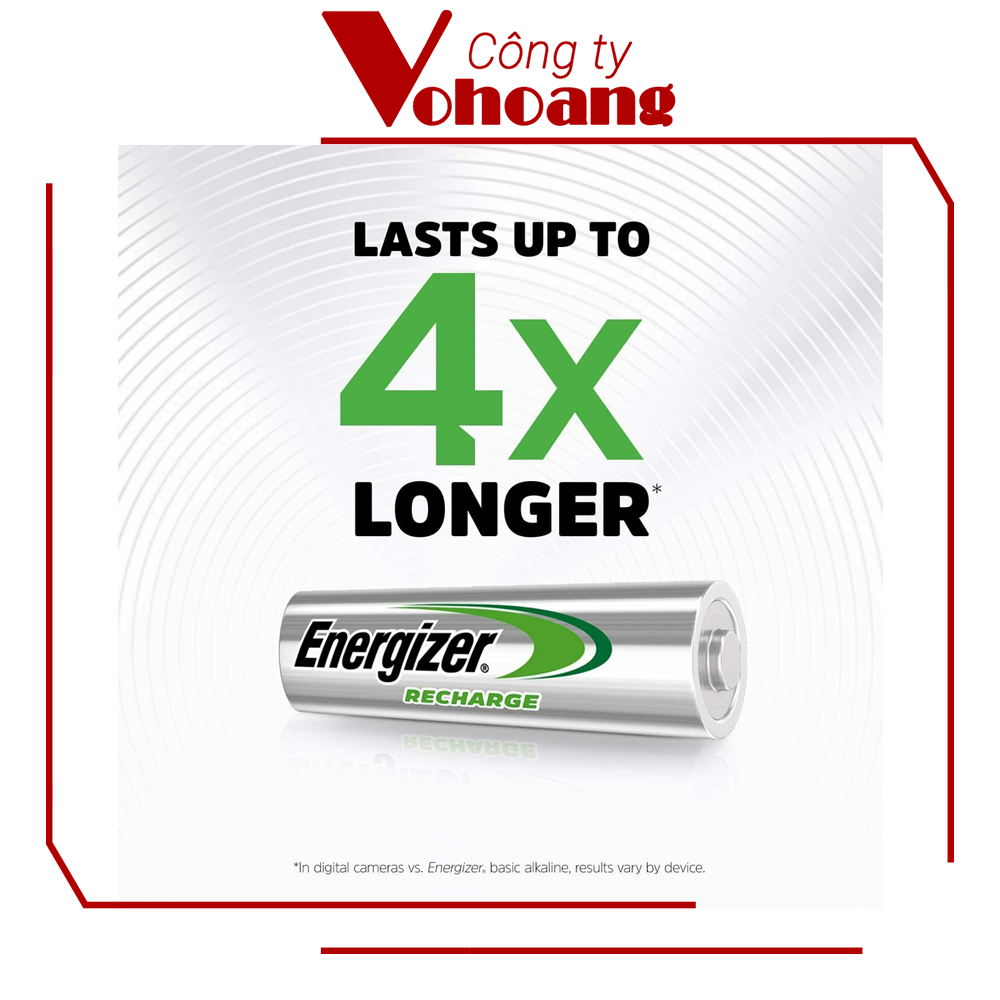 Bộ 2 Pin sạc AA Energizer 2000mAh Power Plus