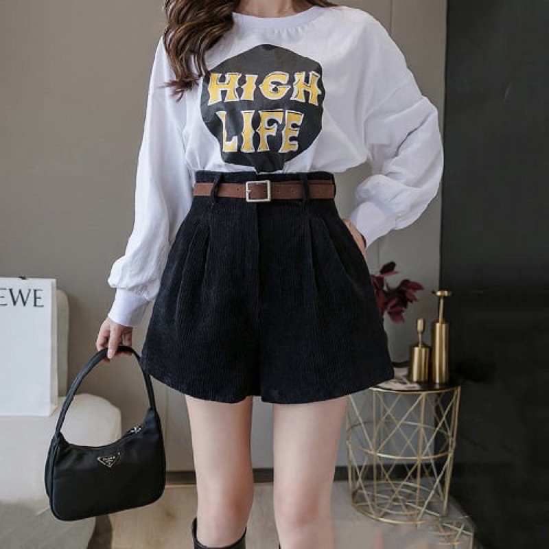 Quần Short Nhung Tăm Siêu Xinh M66