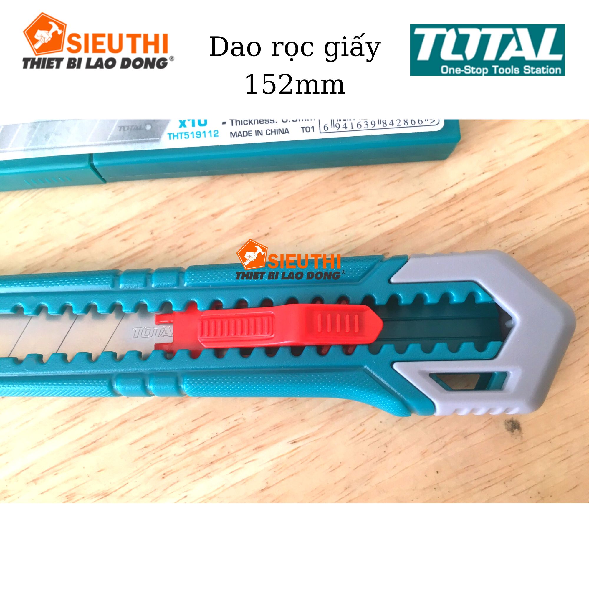 Dao rọc giấy dòng siêu rẻ 152mm TOTAL THT51001