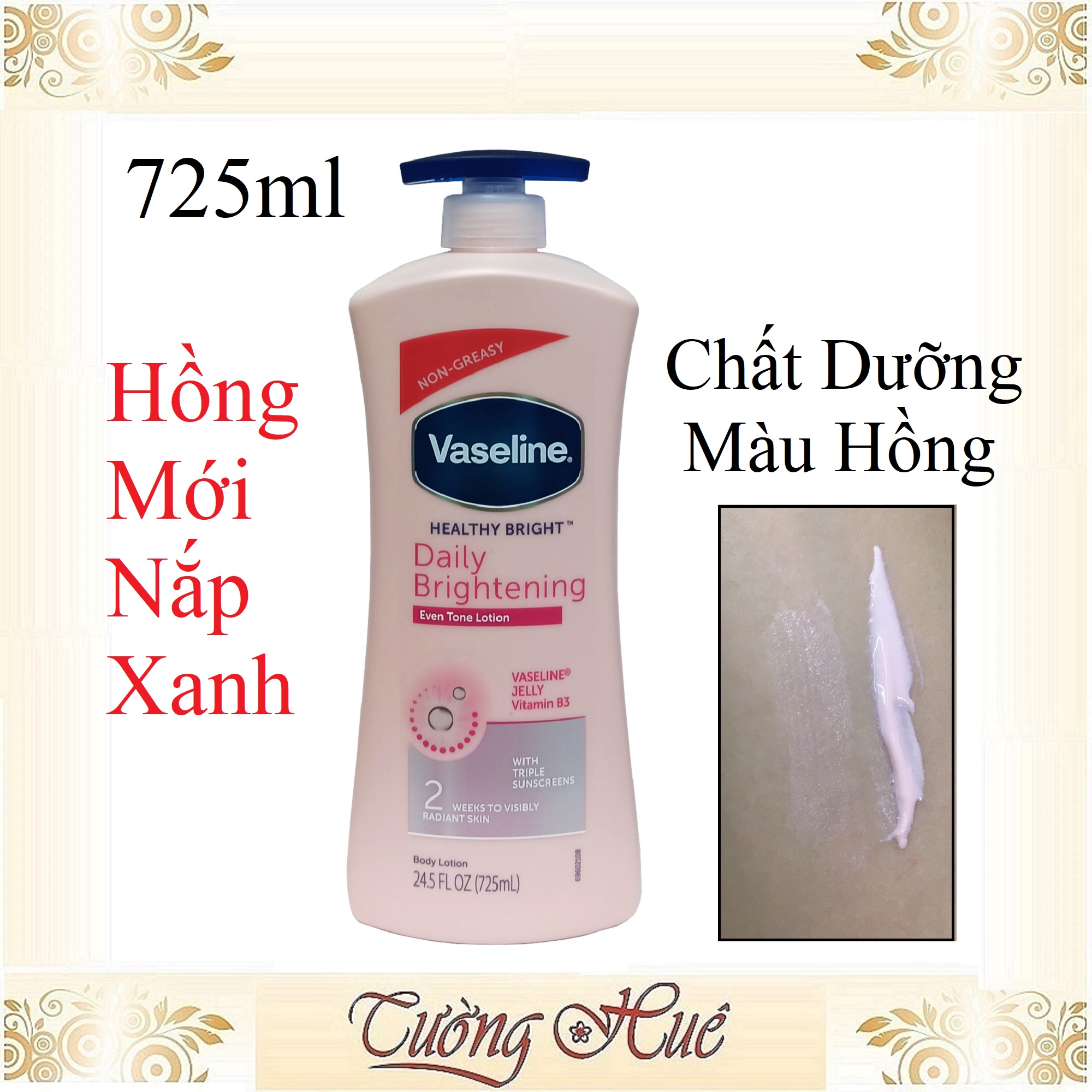 Dưỡng thể Vaseline healthy white instant fair.