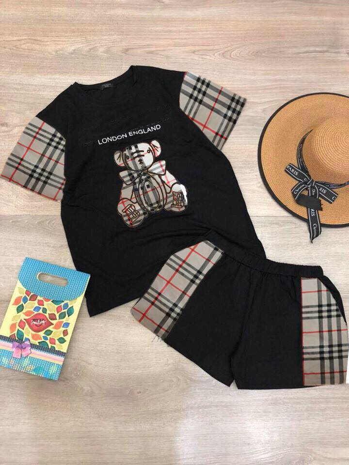 [HCM]SET BỘ ĐÙI THỜI TRANG THIÊU GẤU SIÊU DỄ THƯƠNG