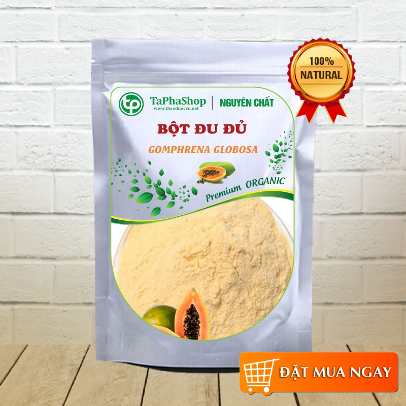 Bột đu đủ nguyên chất 500g - tấn phát