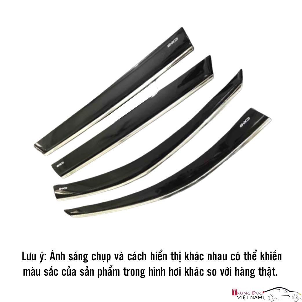 Bộ vè che mưa chỉ mạ crom cho xe MAZDA CX8