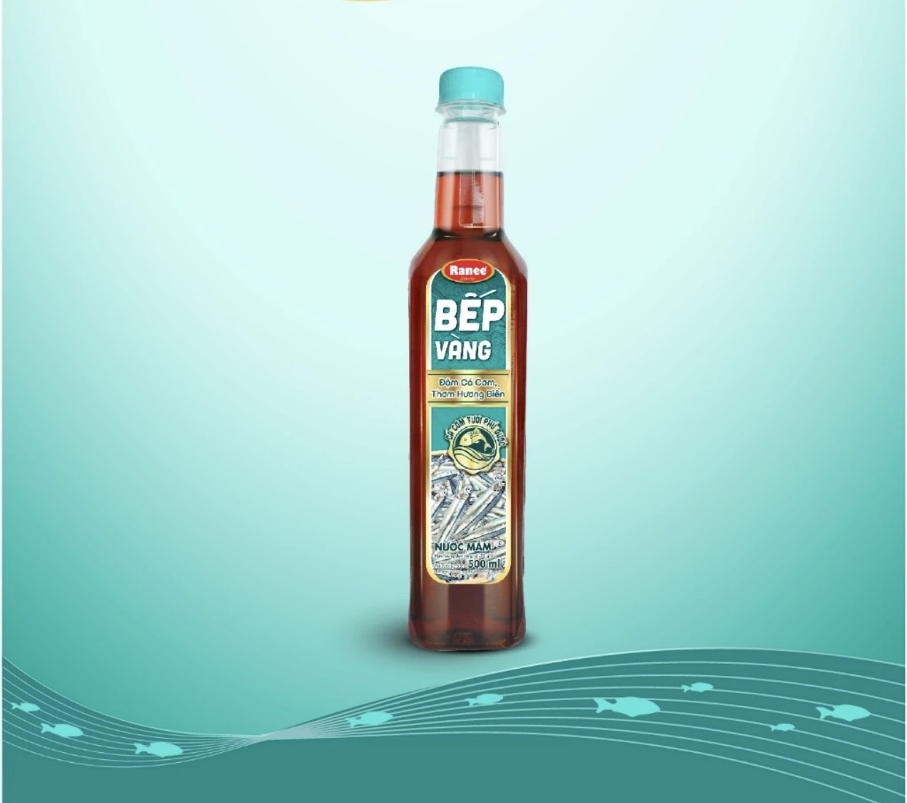 Nước mắm thơm ngon Cá Cơm Bếp Vàng 12N chai 500ml