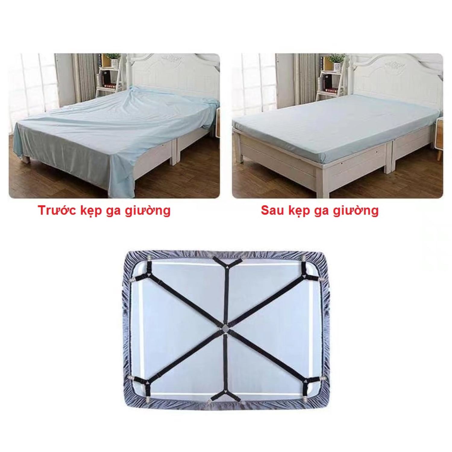 Kẹp cố định ga giường ga trải nệm