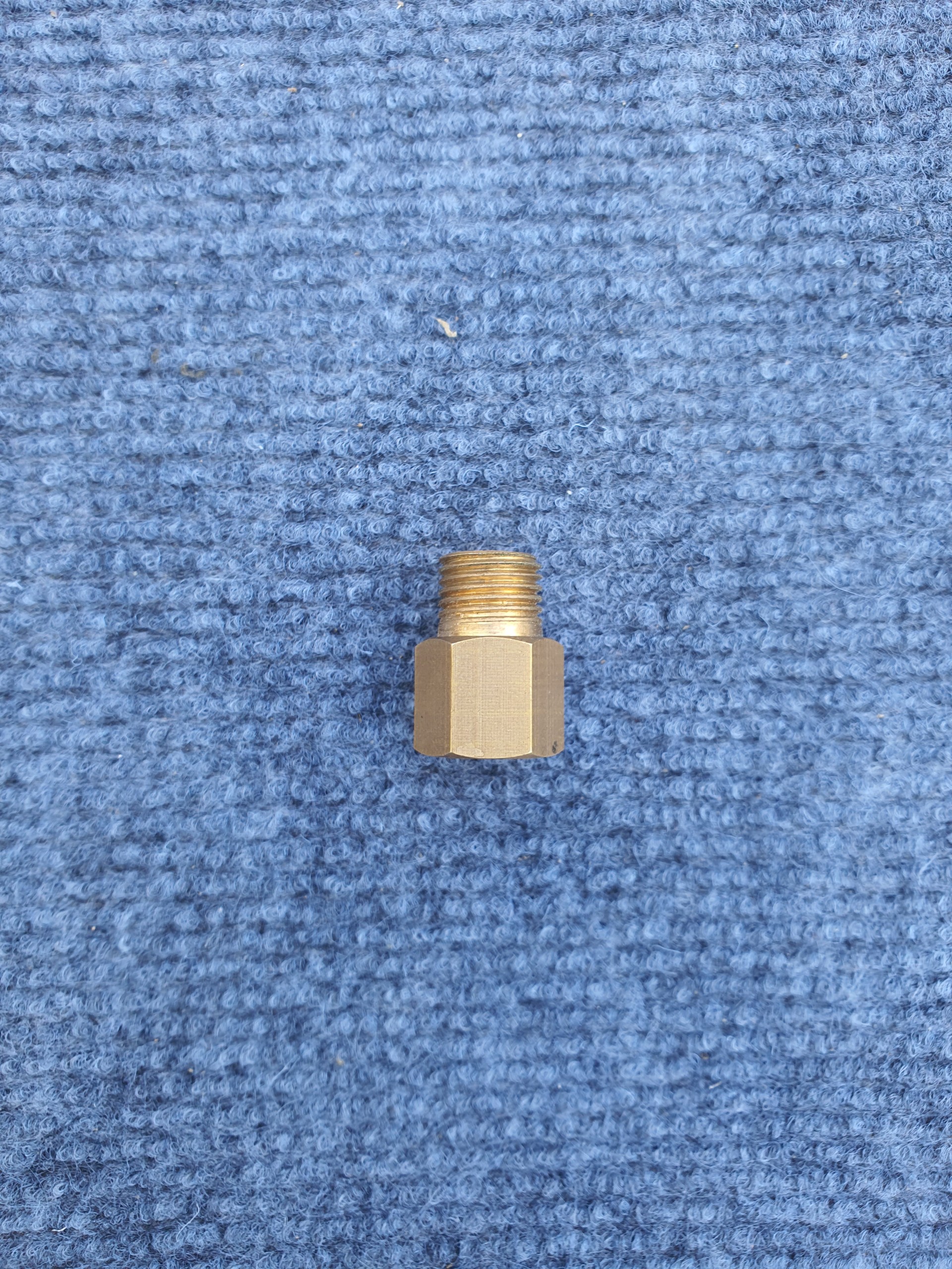 Brass connector, connector brass 2 head lace outside, double brass-brass nipple fitting