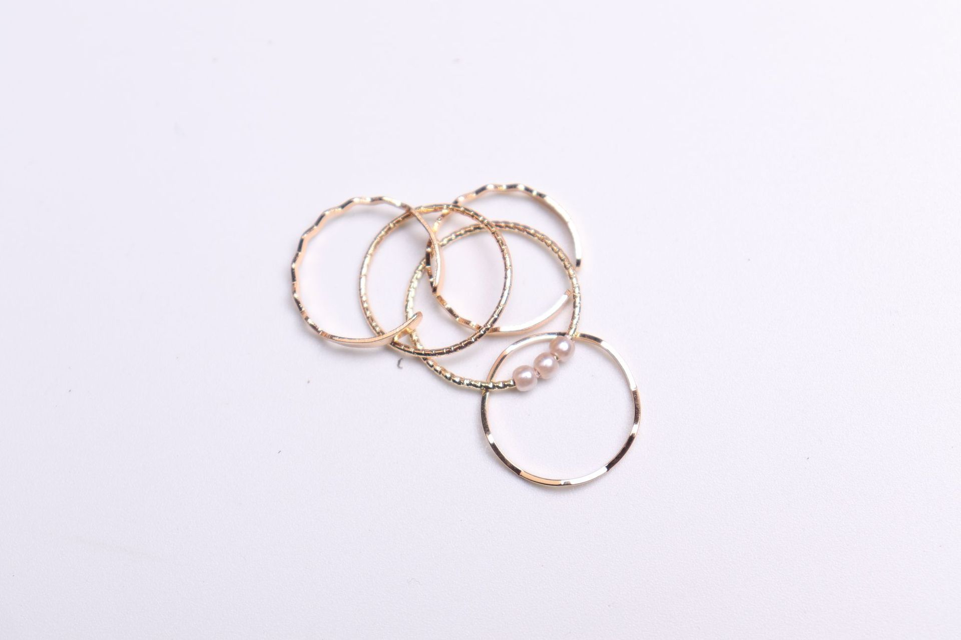 Combo 5 Chiếc Nhẫn Ngọc Trai  Phong Cách Hàn 5NHANNGOCTRAI
