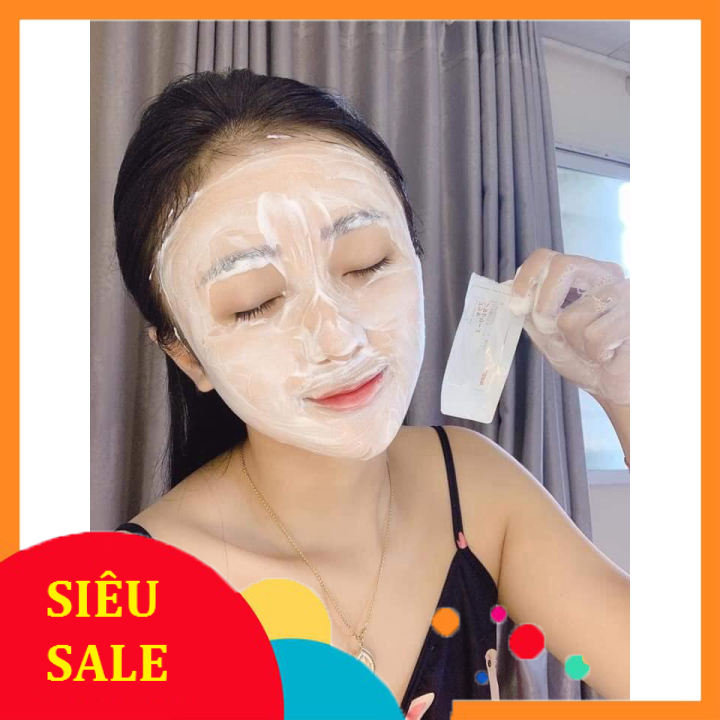 Mặt nạ ủ trắng sủi bọt nhau thai nhật bản