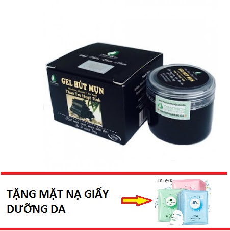Gel Lột Mụn Chiết Xuất Than Tre Hoạt Tính Hút Tận Gốc Bụi Bẩn Mụn Cám Mụn Trứng Cá Mụn Đầu Đen Tặng Kèm Mặt Nạ Dưỡng Da Cao Cấp