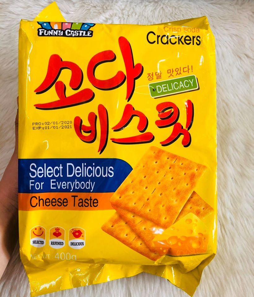 Bánh Quy Măn Ăn Kiêng Soda Crackers 400g