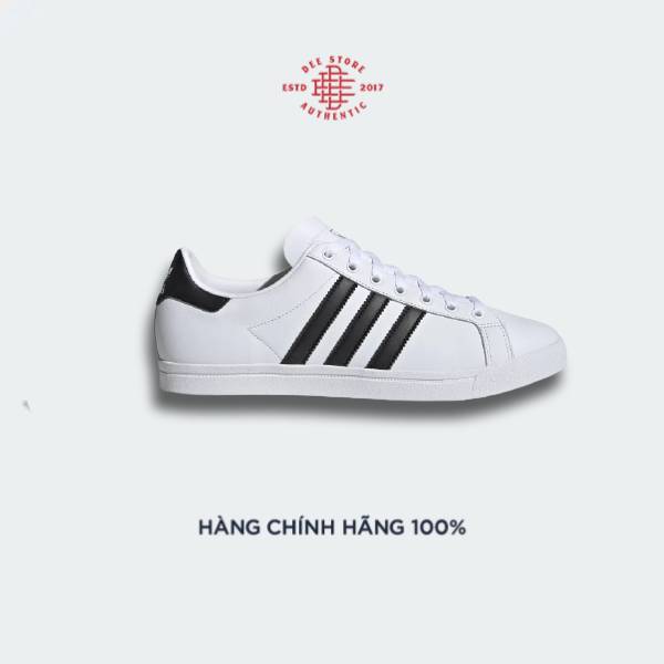 [CHÍNH HÃNG] Giày Thể Thao Nam Adidas Nữ Adidas Coast Star White Black EE8900 - Dee Store VN