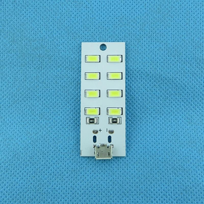 Module 8 bóng LED siêu sáng nguồn micro USB- Linhkiendientusv.vn