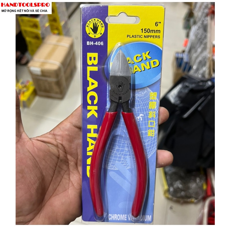 6″ kìm cắt nhựa black hand bh-406