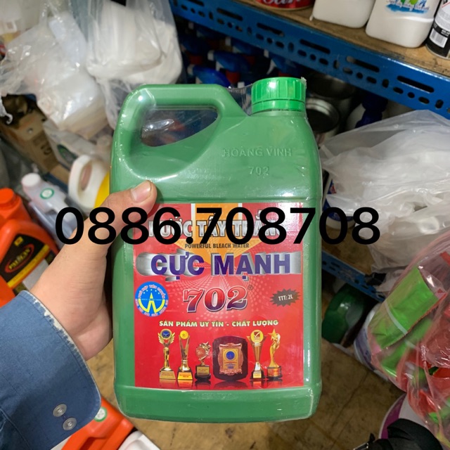 Tẩy lốc máy 702 thể tích 2 lít
