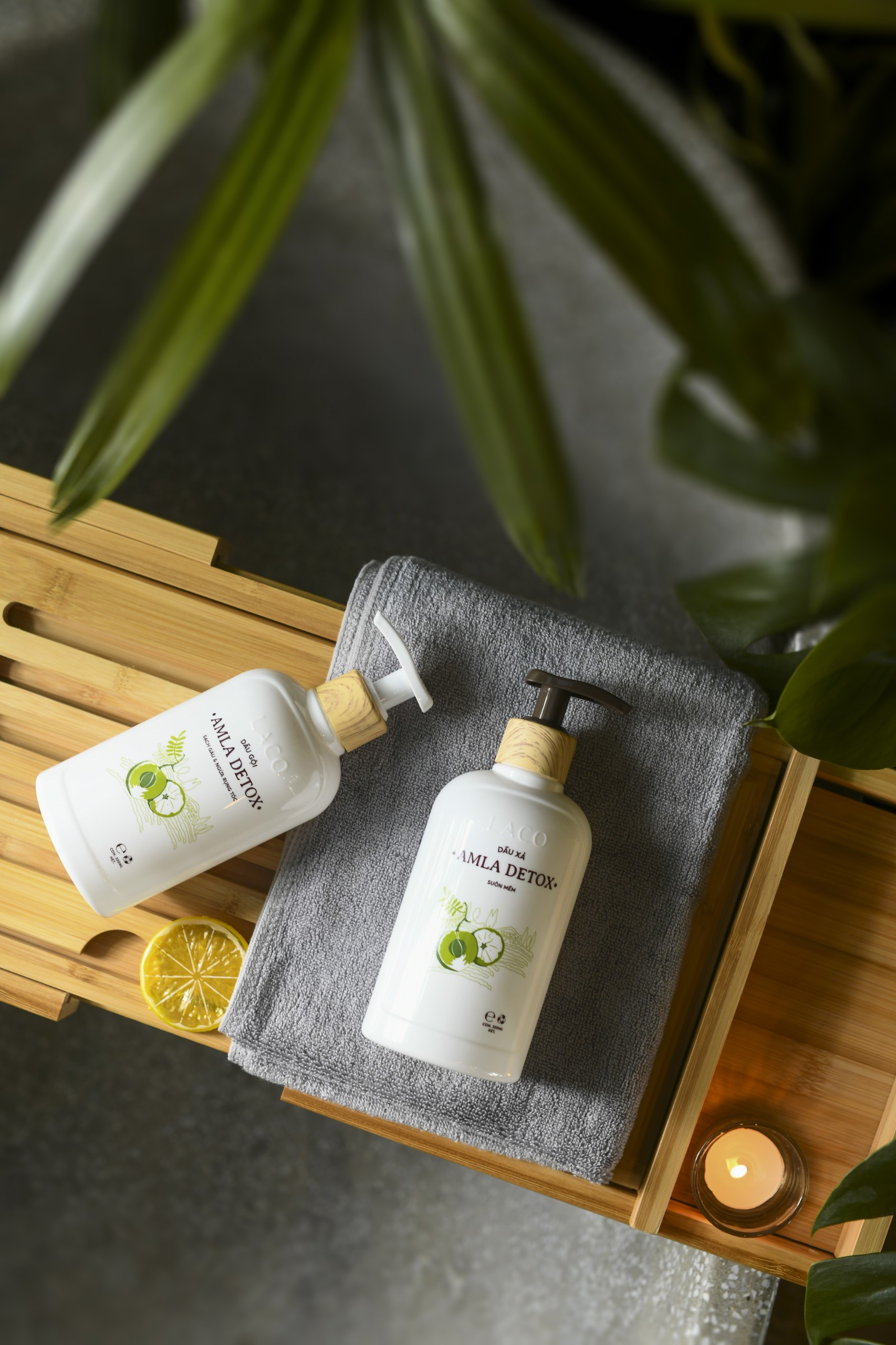 Combo Dầu gội và dầu xả AMLA DETOX