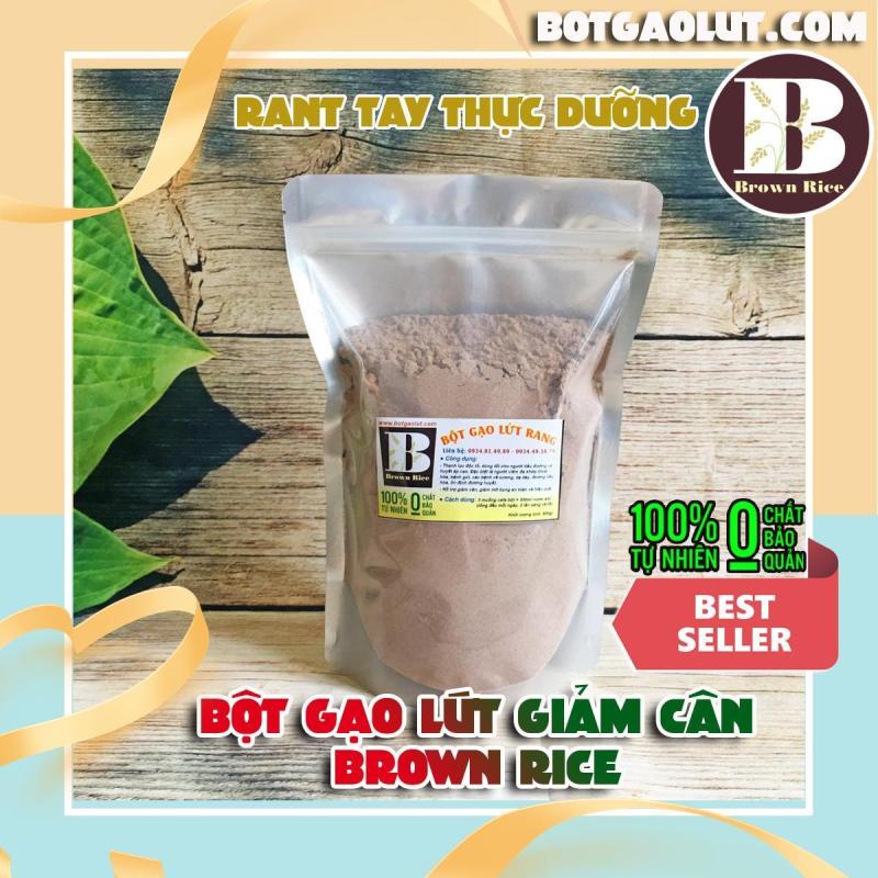 Bột gạo lứt giảm cân Brown Rice (Túi 800gr) Rang tay thực dưỡng