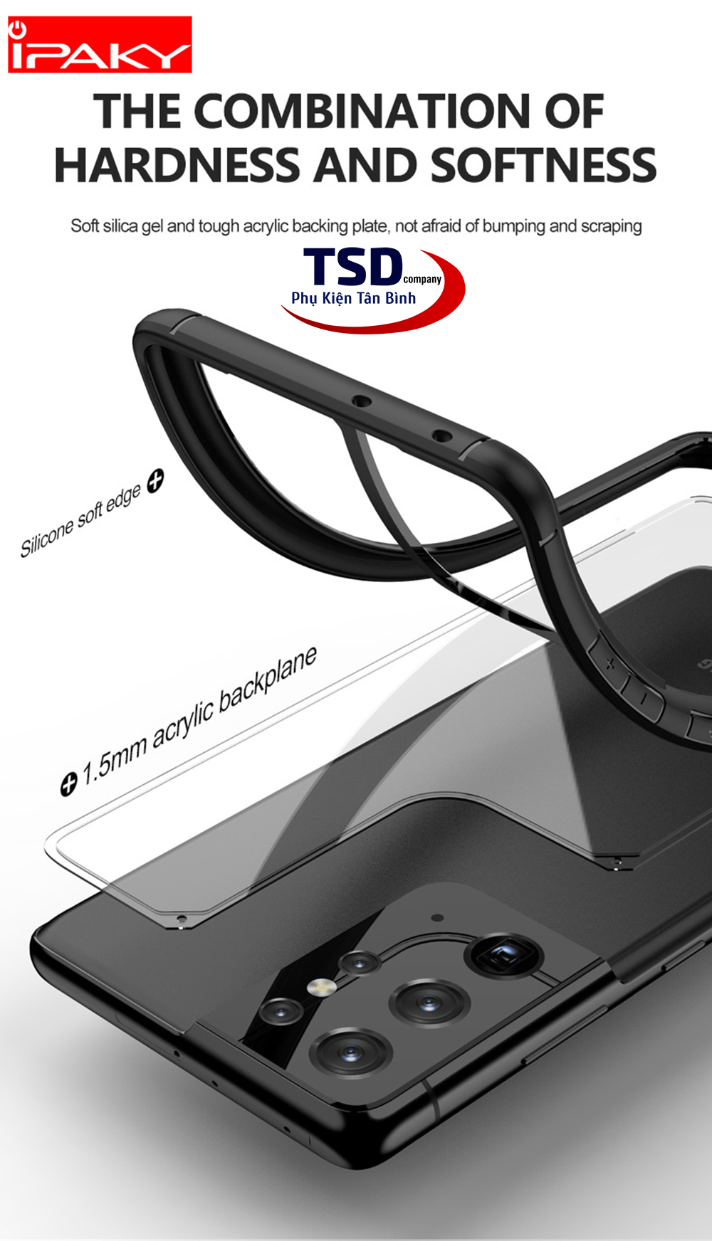 iPaky Samsung S21, S21 PLUS, S21 ULTRA Premium Shockproof Case