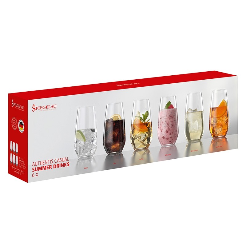 BỘ CỐC THỦY TINH PHA LÊ SPIEGELAU 6 CHIẾC - 550ML - HÀNG NHẬP ĐỨC