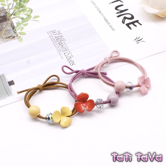 Cột tóc Hoa 3 cánh Hàn Quốc Tatitava