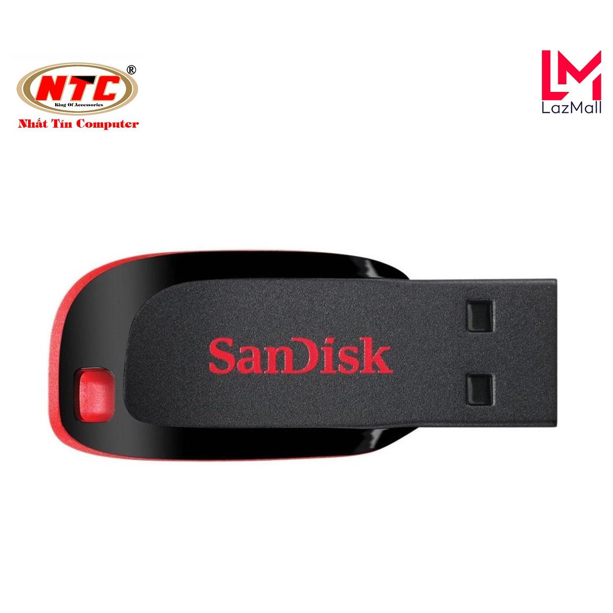 USB Sandisk Cruzer Blade CZ50 128GB (Đen)