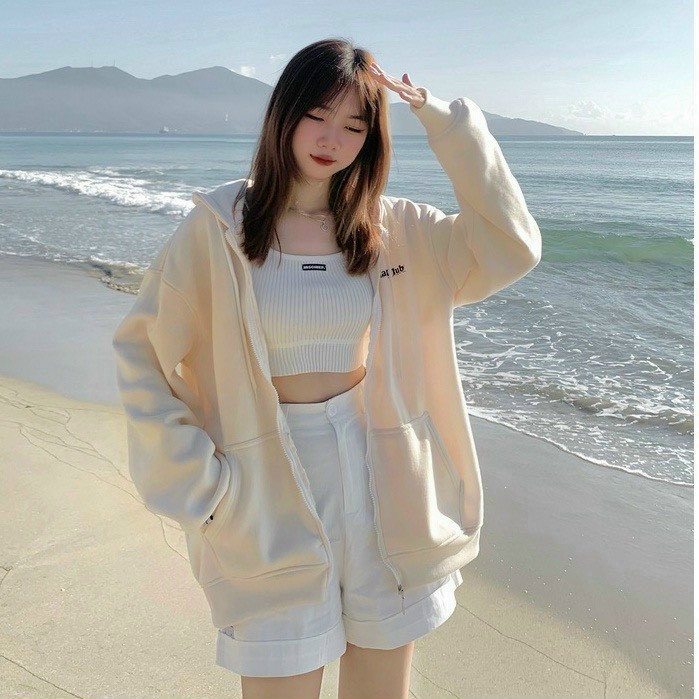 Áo Khoác Hoodie In Hình Họa Tiết Chữ 3D Form Rộng Cá Tính Trẻ Trung Năng Động