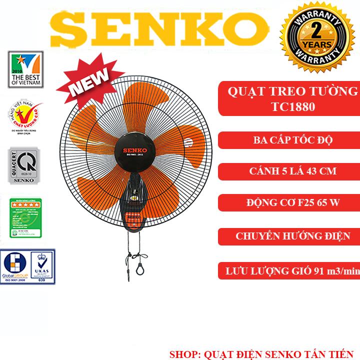 Quạt treo tường senko tc1880