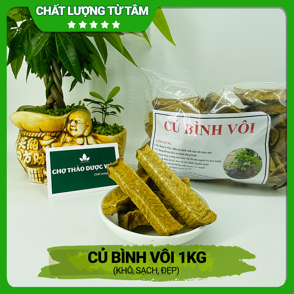 [Giá sỉ] 1kg Củ Bình Vôi (Khô, Sạch, Đẹp)