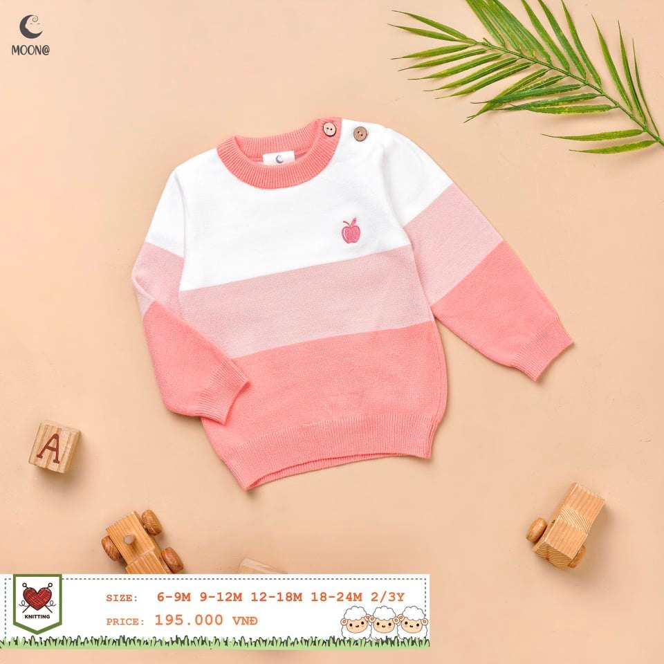 Moon_ Áo len lông cừu Moon siêu đẹp cho bé