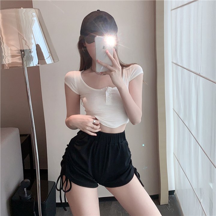 Quần Short Nữ Dây Rút