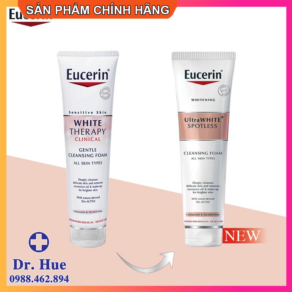 Sữa Rửa Mặt Eucerin UltraWhite+ Spotless Cleansing Foam 150g