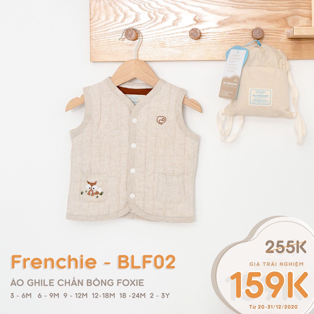 Áo gile chần bông cao cấp bé trai BU