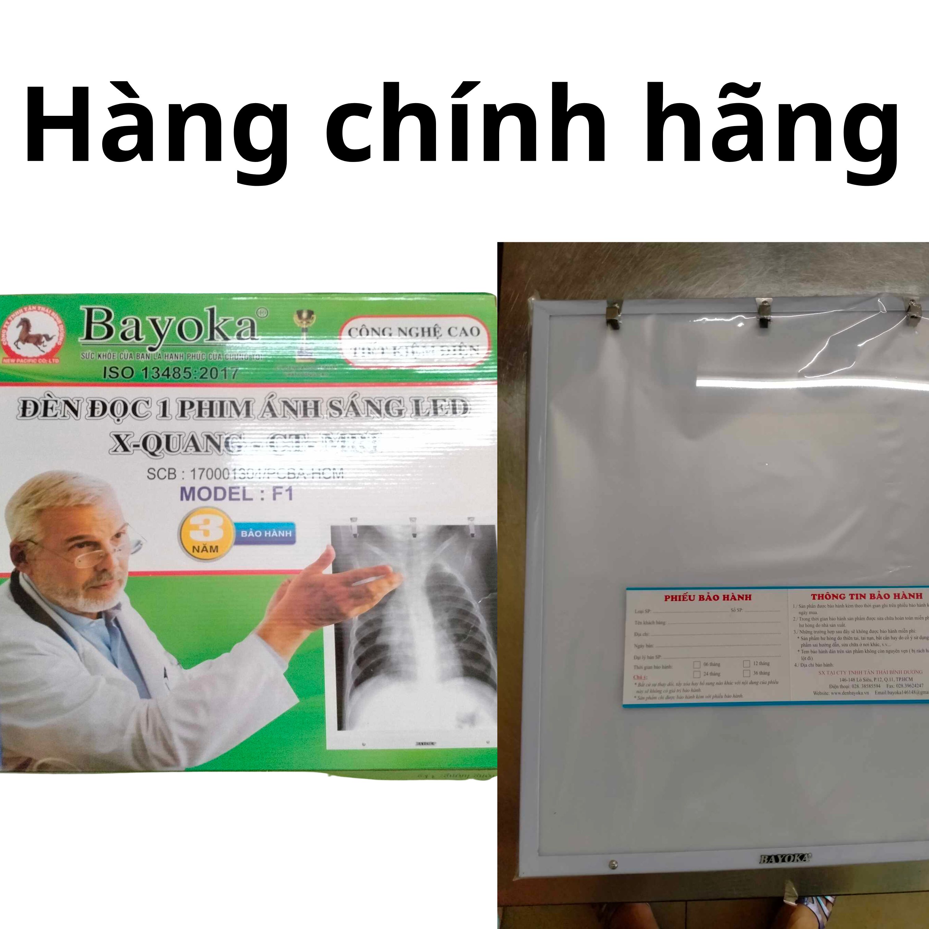 Đèn đọc 1 phim X Quang bóng led BAYOKA